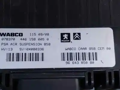 Pièce détachée automobile d'occasion unité de commande de suspension pour citroen c4 picasso exclusive références oem iam 9664385080 estantería 44 
