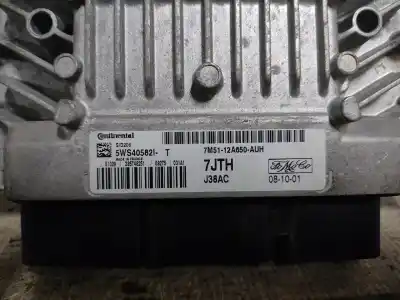 Second-hand car spare part ecu engine control for ford focus c-max (cap) ambiente (d) oem iam references 5ws40582i