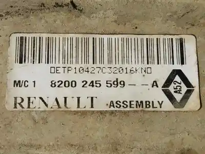 Second-hand car spare part intercooler for renault clio ii fase ii (b/cb0) base authentique oem iam references 8200245599  estantería 129 a