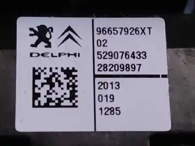 Peça sobressalente para automóvel em segunda mão botão / interruptor elevador vidro traseiro direito por citroen c4 lim. collection referências oem iam 96657926xt  estantería 44