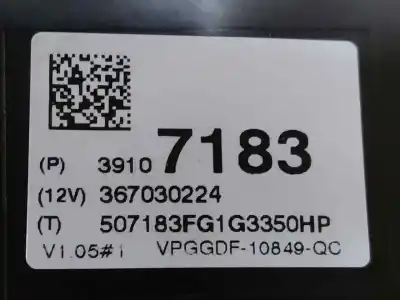 Peça sobressalente para automóvel em segunda mão QUADRANTE por OPEL ZAFIRA (C)  Referências OEM IAM 39107183  ESTANTERÍA 3