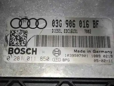 Second-hand car spare part ecu engine control for audi a6 c6 (4f2) 2.0 tdi oem iam references 0281011850  estantería 73