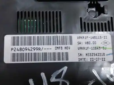 Автозапчастина б/у панель інструментів для renault clio v (b7_) 1.6 e-tech 145 (b7mu) посилання на oem iam p248094299r  estantería 130 b Автозапчастина б/у панель інструментів для renault clio v (b7_) 1.6 e-tech 145 (b7mu) посилання на oem iam p248094299r  estantería 130 b