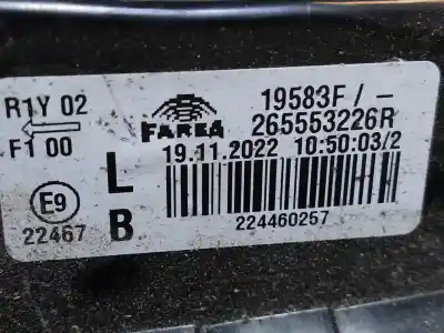 Автозапчастина б/у внутрішній лівий задній ліхар для renault clio v (b7_) 1.6 e-tech 145 (b7mu) посилання на oem iam 265563226r Автозапчастина б/у внутрішній лівий задній ліхар для renault clio v (b7_) 1.6 e-tech 145 (b7mu) посилання на oem iam 265563226r