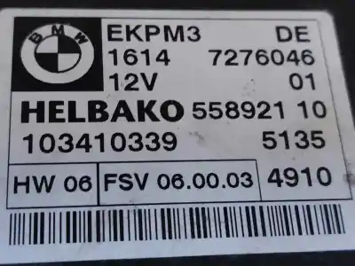 Second-hand car spare part electronic module for bmw serie 3 touring (e91) 318d oem iam references 16147276046  estantería 88