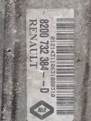 Peça sobressalente para automóvel em segunda mão intercooler por renault kangoo furgón professional referências oem iam 8200732384d