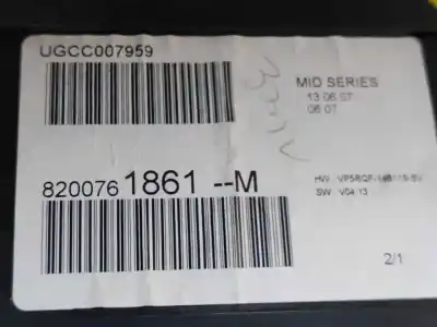 Peça sobressalente para automóvel em segunda mão quadrante por renault clio iii pack authentique referências oem iam 8200761861m  estantería 21