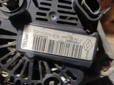 Автозапчастина б/у генератор для renault clio ii fase ii (b/cb0) base authentique посилання на oem iam 8200386806 fila 2 palet 36