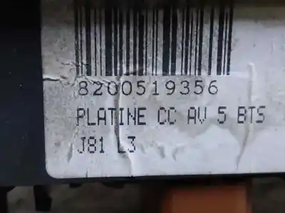 Second-hand car spare part Left Front Power Window Switch for RENAULT ESPACE IV (JK0) Grand Espace Expression OEM IAM references 8200519356  ESTANTERÍA 54