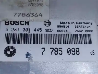 Second-hand car spare part ecu engine control for bmw serie 3 berlina (e46) 320d oem iam references 028100445  estantería 85