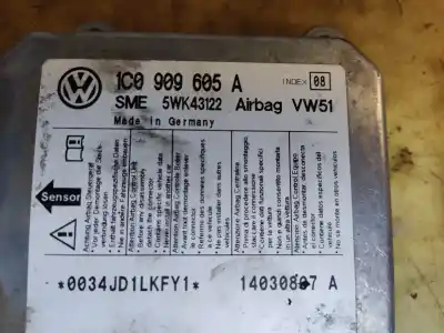 Peça sobressalente para automóvel em segunda mão centralina de airbag por seat leon (1m1) 1.9 tdi referências oem iam 1c0909605a  estantería 82