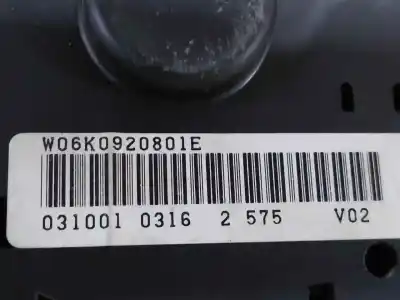 Pezzo di ricambio per auto di seconda mano pannello degli strumenti per seat cordoba berlina (6k2) stella riferimenti oem iam 6k0920801e