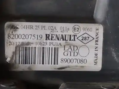 Автозапчастина б/у ліва фара для renault laguna ii (bg0) dynamique посилання на oem iam 8200207519 palet 6 e 