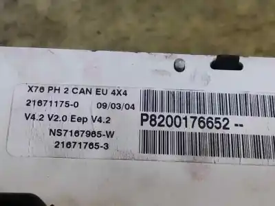 Second-hand car spare part Dashboard for RENAULT KANGOO (F/KC0) Privilege 4X4 OEM IAM references P8200176652  ESTANTERÍA 21