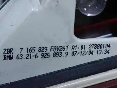 Second-hand car spare part interior left tailgate light for bmw serie 5 touring (e61) 530d oem iam references 69258939  estantería 5