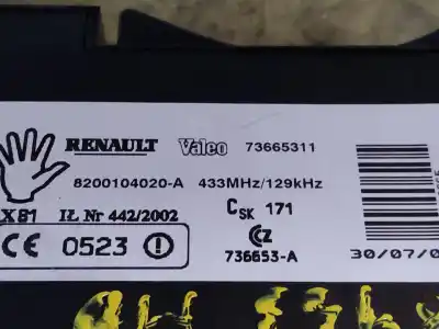 Автозапчасти б/у переключатель стартера за renault espace iv (jk0) grand espace expression ссылки oem iam 8200104020a  estantería 54