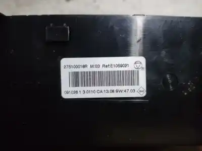 Second-hand car spare part climate control for renault fluence 1.5 dynamique [1.5 ltr. - 78 kw dci diesel] oem iam references 275100018r  estantería 52