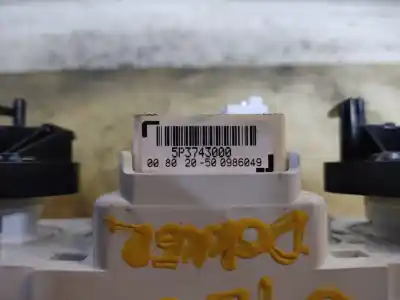 Second-hand car spare part heating / air conditioning control panel for dacia dokker sl eficacia oem iam references 5p3743000  estantería 52