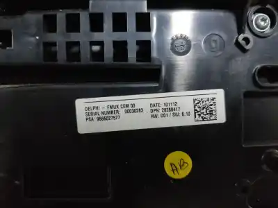 Peça sobressalente para automóvel em segunda mão comando de sofagem (chauffage / ar condicionado) por citroen c4 lim. collection referências oem iam 9666027577  estantería 41