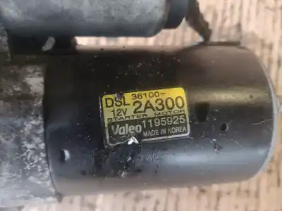 Peça sobressalente para automóvel em segunda mão motor de arranque por kia ceed active 116 cv / 85 kw referências oem iam 361002a300 palet 28 e 