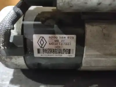 Second-hand car spare part starter motor for renault clio ii fase ii (b/cb0) authentique oem iam references 8200584675 fila 1 palet 34