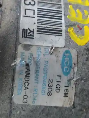 Second-hand car spare part air conditioning compressor for kia ceed active 116 cv / 85 kw oem iam references 2308 palet 32 e 