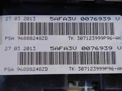 Pezzo di ricambio per auto di seconda mano air bag anteriore sinistro per citroen ds4 design riferimenti oem iam 96888248zd  estantería 41