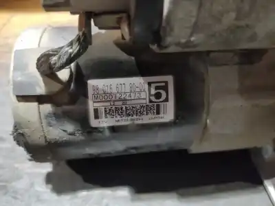 Peça sobressalente para automóvel em segunda mão motor de arranque por citroen ds4 design referências oem iam 9801667780 fila 1 palet 37