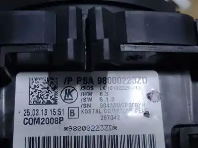 Second-hand car spare part multifunction switch for citroen ds4 design oem iam references 98000223zd  estantería 41