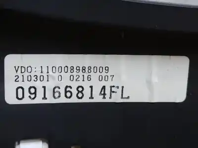 Автозапчастина б/у панель інструментів для opel corsa c furgoneta/hatchback (x01) 1.2 16v (f08, w5l) посилання на oem iam 09166814fl  estantería 3