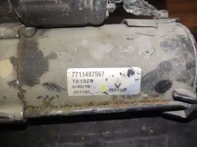Second-hand car spare part starter motor for dacia dokker essential oem iam references 7711497567 fila 1 palet 35