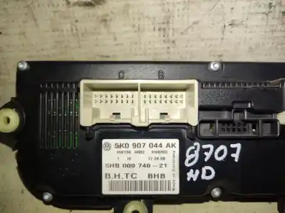 Peça sobressalente para automóvel em segunda mão comando de sofagem (chauffage / ar condicionado) por volkswagen passat cc b6 (357) 2.0 tfsi referências oem iam 5k0907044ak