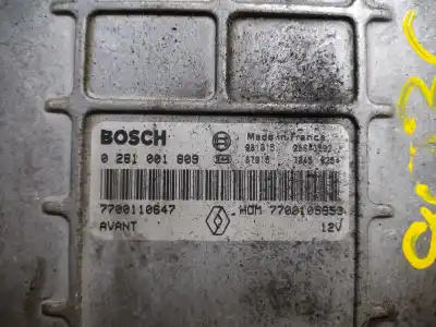 Pezzo di ricambio per auto di seconda mano centralina motore per renault megane i scenic (ja0) 1.9 dti diesel cat 98 cv / 72 kw riferimenti oem iam 0281001809  estantería 52