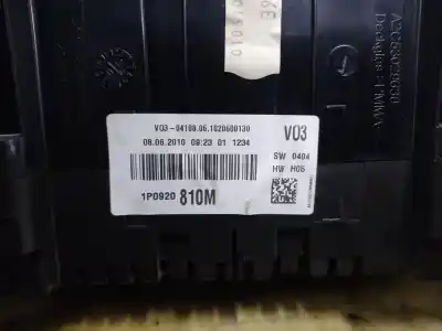 Peça sobressalente para automóvel em segunda mão quadrante por seat leon (1p1) sport referências oem iam 1p0920810m  estantería 12