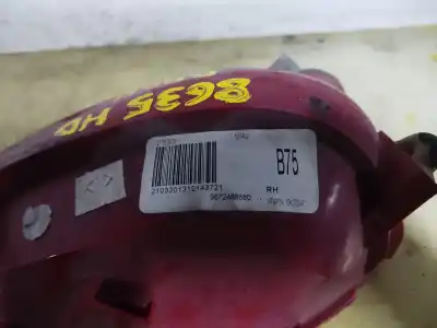 Peça sobressalente para automóvel em segunda mão farolim de para choques traseiro direito  por citroen ds4 design referências oem iam 9672488680  estantería 138 b