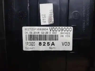 Peça sobressalente para automóvel em segunda mão quadrante por seat leon (1p1) fr referências oem iam 1p0920825a  estantería 12