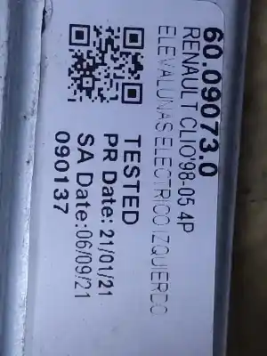 Автозапчасти б/у регулятор стекла переднего левого за renault clio ii fase ii (b/cb0) authentique ссылки oem iam 60090730  gancho 69