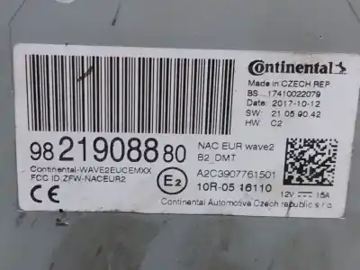Автозапчасти б/у аудиосистема / радио cd за citroen c3 elle ссылки oem iam 9821908880  estantería 42