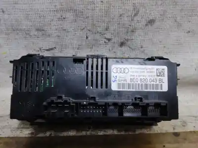 Peça sobressalente para automóvel em segunda mão COMANDO DE SOFAGEM (CHAUFFAGE / AR CONDICIONADO) por AUDI A4 BERLINA (8E)  Referências OEM IAM 8E0260805BJ  ESTANTERÍA 73