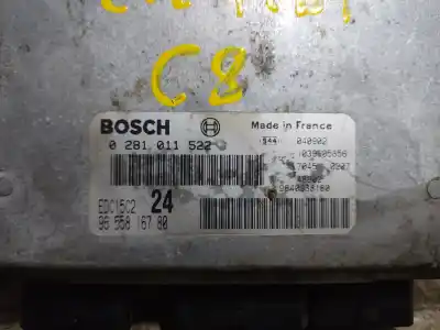 Second-hand car spare part ecu engine control for citroen c8 2.2 hdi 16v premier ii oem iam references 0281011522  estantería 118