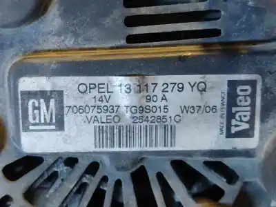 Pezzo di ricambio per auto di seconda mano alternatore per opel combo cargo riferimenti oem iam 13117279yq palet 28 e 