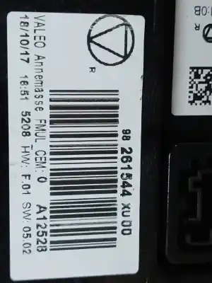 Автозапчасти б/у многофункциональный дисплей за citroen c3 elle ссылки oem iam 98261544  estantería 42