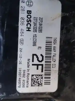 Second-hand car spare part Ecu Engine Control for DACIA DOKKER SL Eficacia OEM IAM references 0281036484  ESTANTERÍA 128