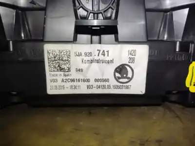 Peça sobressalente para automóvel em segunda mão quadrante por skoda rapid ambition referências oem iam 5ja920741  estantería 14