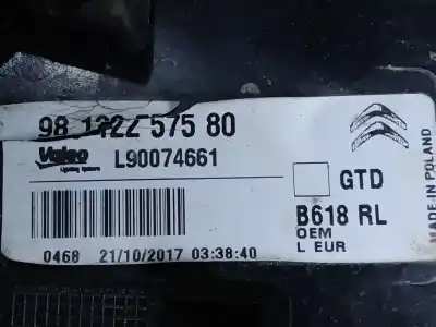 Second-hand car spare part left tailgate light for citroen c3 elle oem iam references 9812257580  estantería 30