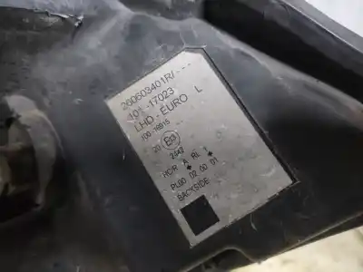 Second-hand car spare part left headlight for renault kangoo iii authentic 74 cv / 55 kw oem iam references 260603401r  estantería 129 a