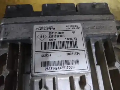 Автозапчастина б/у ебу контролер двигуна для renault kangoo iii authentic 74 cv / 55 kw посилання на oem iam 237101989r  estantería 128