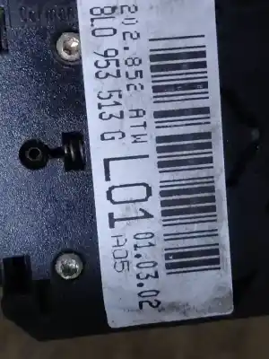Second-hand car spare part indicator switch for seat toledo (1m2) signo oem iam references 8l0953513g  estantería 82