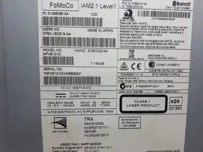 Peça sobressalente para automóvel em segunda mão sistema de áudio / rádio cd por volvo v40 basis referências oem iam 31396096aa  