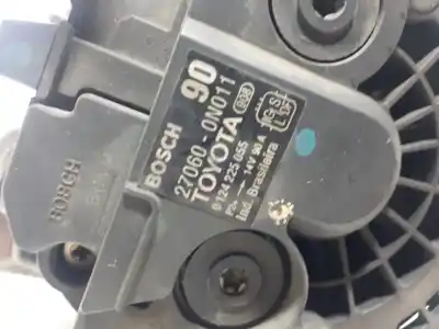 Second-hand car spare part alternator for toyota yaris (ksp9/scp9/nlp9) básico oem iam references 270600n011 90a 0124225055